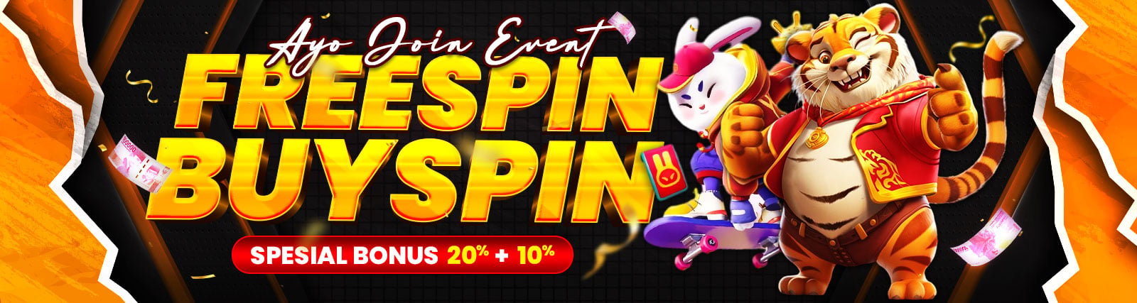 BONUS FREESPIN MURNI 20% & BUYSPIN 10%